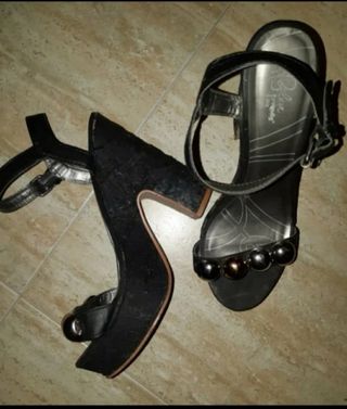 N 37, Belen Tredy Too, sandalias plataforma tacón