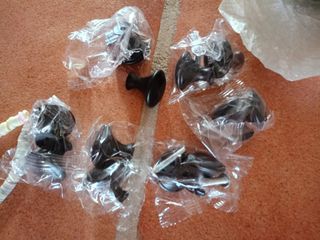 Conjunto Pomos puerta cocina - Negro