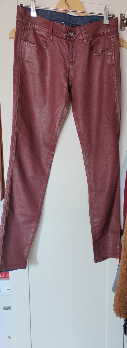 Pitillo Rojo Metalizado