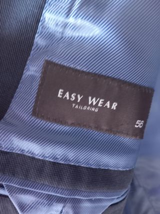 Americana gris y azul marino