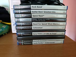 PS2 (PlayStation 2) + juegos También por separado.