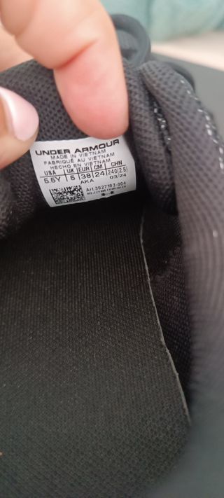 Zapatillas UA 36 y 38