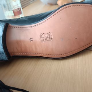 Zapatos caballero tipo 'Oxford'  negro talla 45,