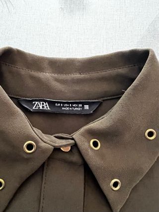 Camisa zara caqui