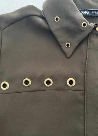 Camisa zara caqui