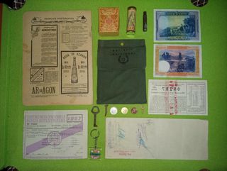 Lote antiguo. Guerra Civil Billetes Lotería Tabaco