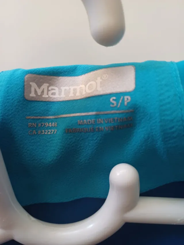 Chaqueta Marmot técnica Cortavientos mujer turques