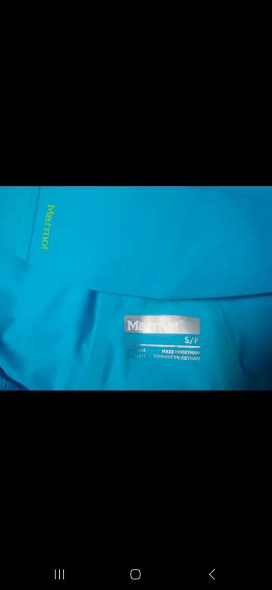 Chaqueta Marmot técnica Cortavientos mujer turques