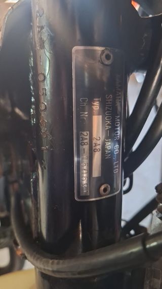 Yamaha DT 125 MX de 1980 matriculada en España