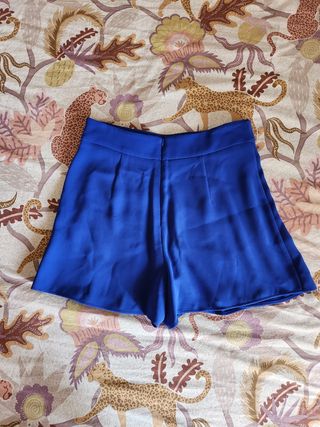 Falda pantalón azul