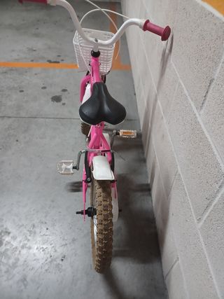 Bicicleta niña 16" DTB rosa