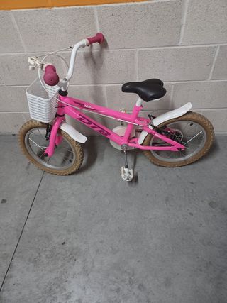 Bicicleta niña 16" DTB rosa