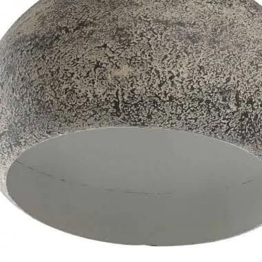 Lámpara madera y metal