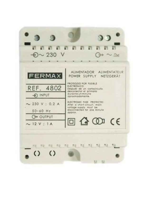 Alimentador Fermax 4802 DIN4 230VAC/12VAC-1A