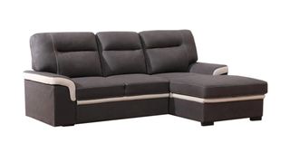 Sofá chaise longue cama MODELO FARRAR gris