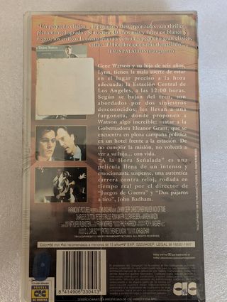 Pelicula VHS nueva y precintada A la hora señalada