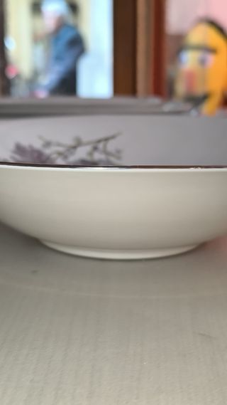 lote 6 platos hondos de porcelana