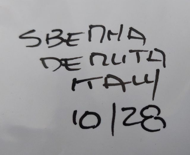 Piatto ceramica Deruta 32 cm ondulato (come nuovo)