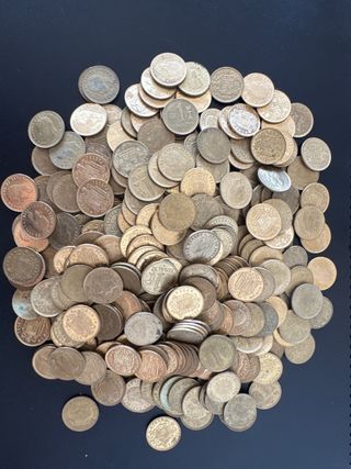 Monedas 1 Peseta España antiguas