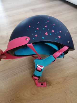 Casco hípica infantil, azul marino