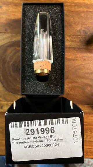 boquilla de cristal para clarinete POMARICO