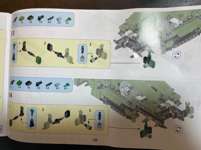 Coche tipo Lego Technics