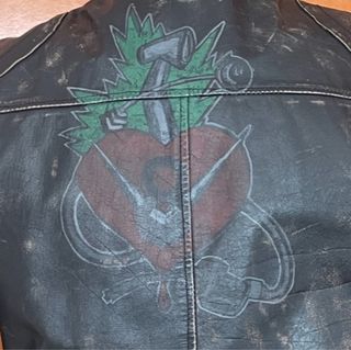 GANGA! Chaqueta cuero hombre XL marron, negra