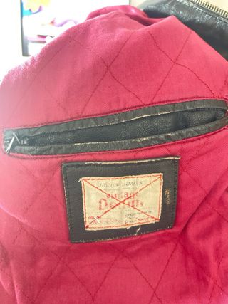 GANGA! Chaqueta cuero hombre XL marron, negra