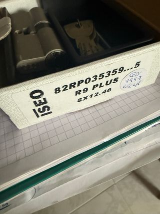 Cilindro alta seguridad Iseo R9 Plus