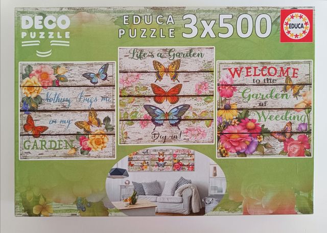 Puzzle Educa 3x500 piezas