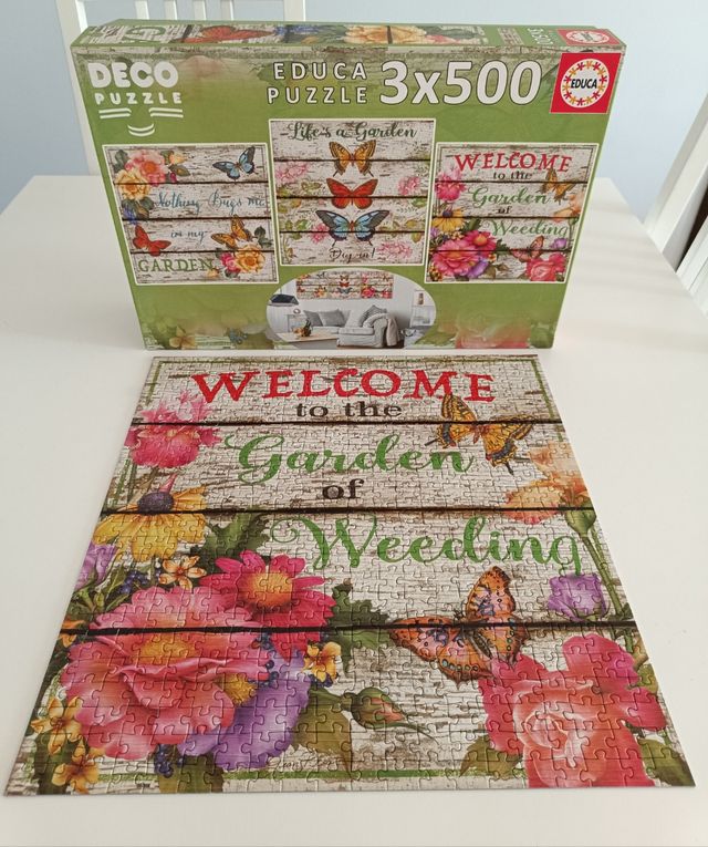Puzzle Educa 3x500 piezas