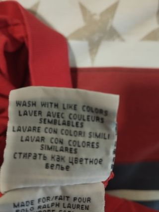Polo Ralph Lauren rojo lavado