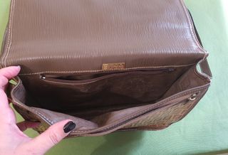 Borsa Fendi vintage, colore cammello. 