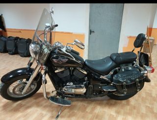 en una vulcan 800cc