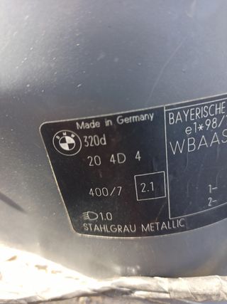 Puerta Delantera Derecha BMW e46