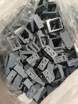 Lego window 1x2x2 dans blue 25 un novas