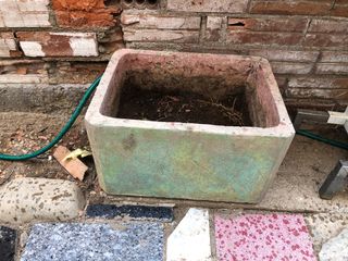 Maseta hormigón - Jardinera antigua