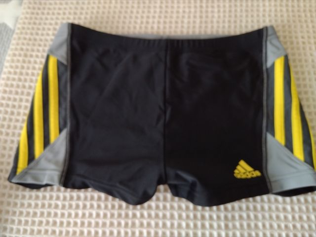 Bañador Adidas Negro-Gris