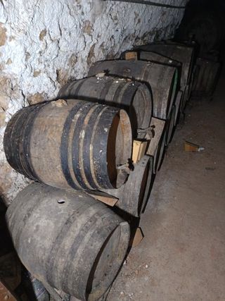 Barricas antiguas de madera