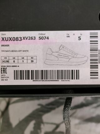 Zapatillas Armani Exchange Talla 39