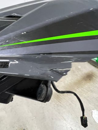 Optica faro LED y cubierta Ninja 400 Gris