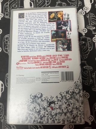 Pelicula VHS 101 dálmatas