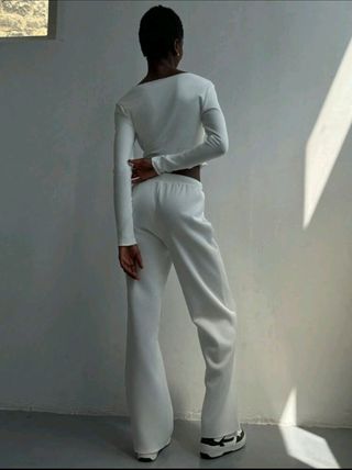 Conjunto pantalón blanco