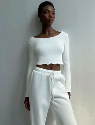 Conjunto pantalón blanco