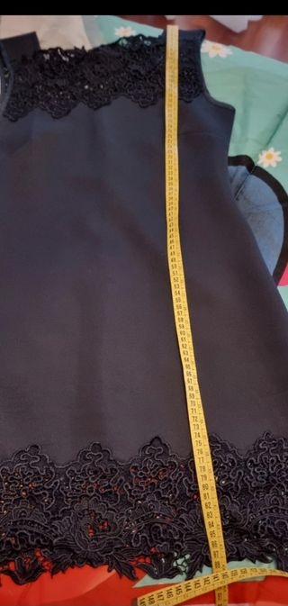 Vestido de verano azul marino S,M