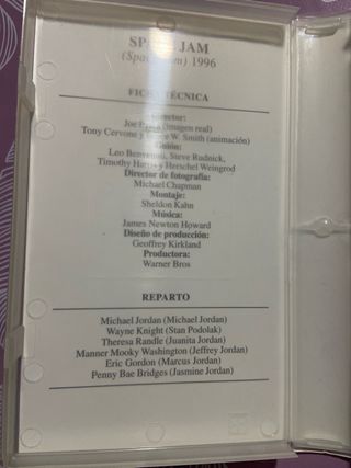 Película VHS Space Jam