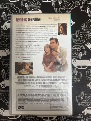Película VHS Mentiroso compulsivo