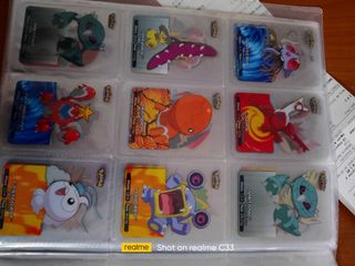 Carte collezionabili 1995-2005 - 06 adesivi POKEMON 