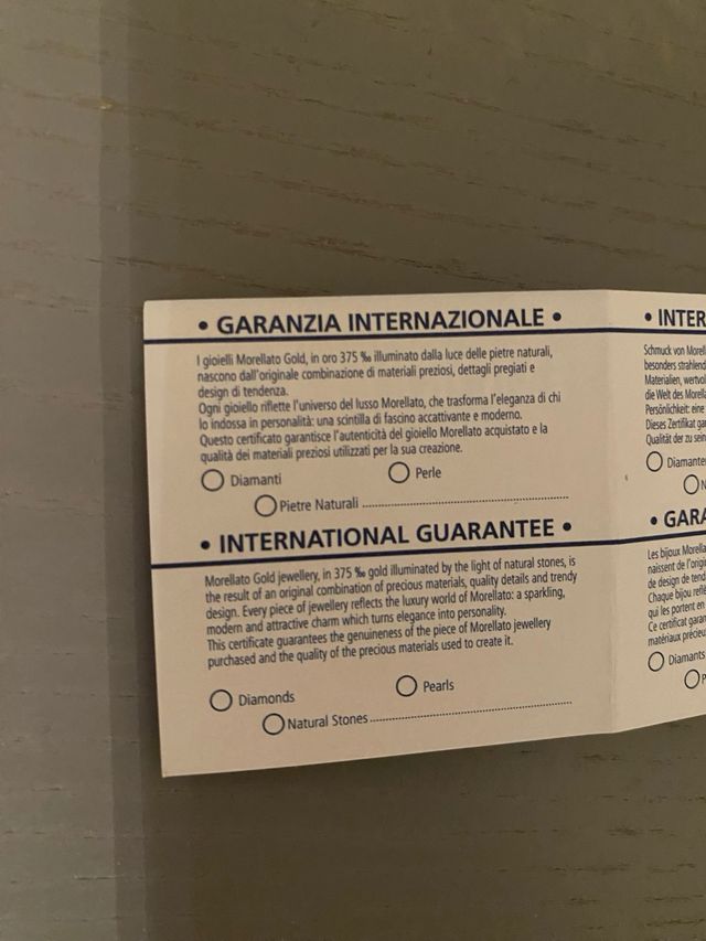 Collana Morellato Gold