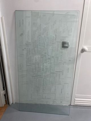 Mesa cristal ikea